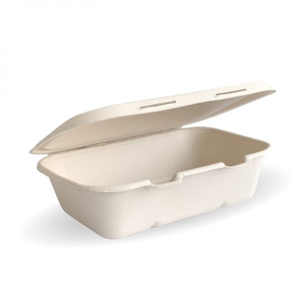 7.5x5x2" Rectangular Natural Clamshell 300/Carton