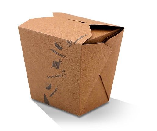 32oz PLA Lined Noodle Pail 500/Carton