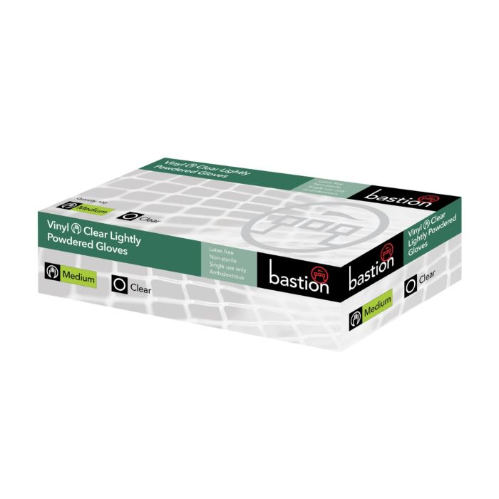 Large Vinyl Glove Low Powder Clear 