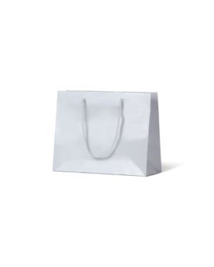 Emerald White Gloss Paper Bag 200/Carton