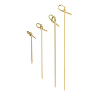 180mm Bamboo Looped Skewer 10,000/Carton