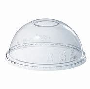 92mm Clear PET Dome Lid Die-Cut Hole 1000/Carton