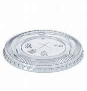 98mm Clear PET Flat Lid X-Slot 1000/Carton