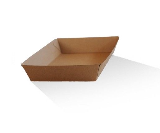 #4 Large Corrugated Tray Brown 250/Carton