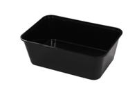 750ml Black Rectangular Container 500/Carton