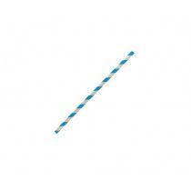 Blue/White Paper Cocktail Straw 2500/Carton