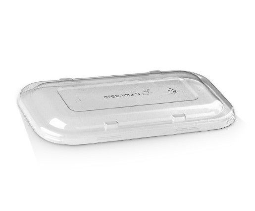 Rectangular Container Lid Clear PET 400/Carton