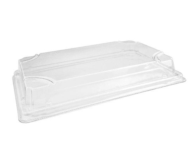 PET Sushi Tray Lid Large 600/Carton