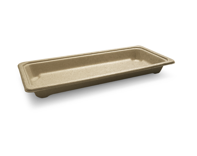Sugarcane Sushi Tray Long  600/Carton