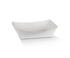 #3 Medium White Tray 500/Carton