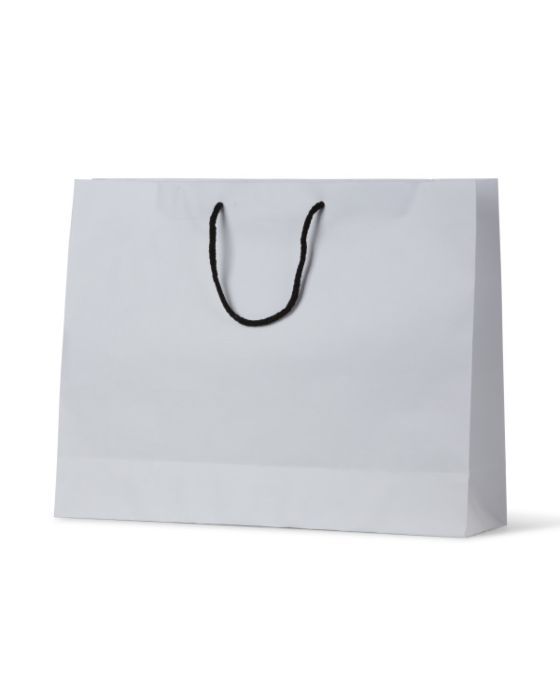 Deluxe White Kraft Bag Large Boutique 250/Carton