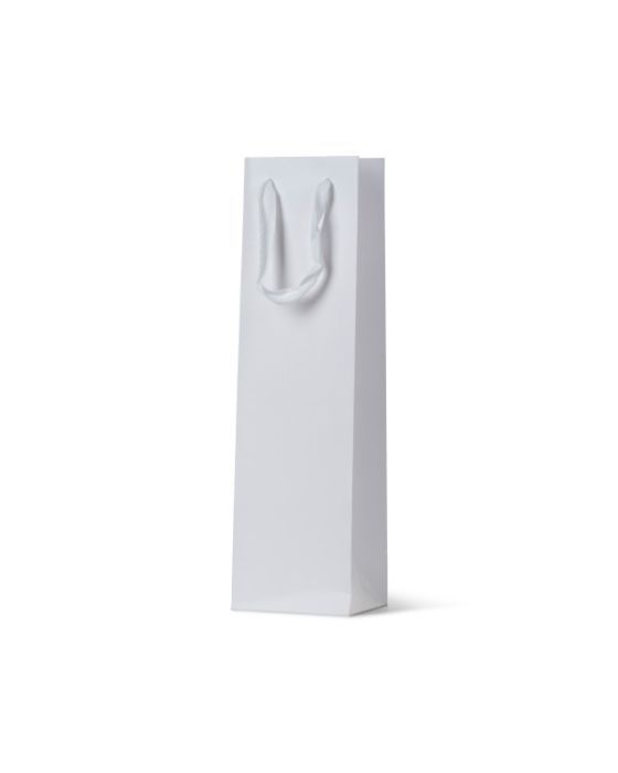 Deluxe White Single Wine Bottle Bag 100/Carton