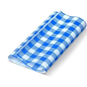 1/2 Cut Blue/White Greaseproof Paper 200/Pack